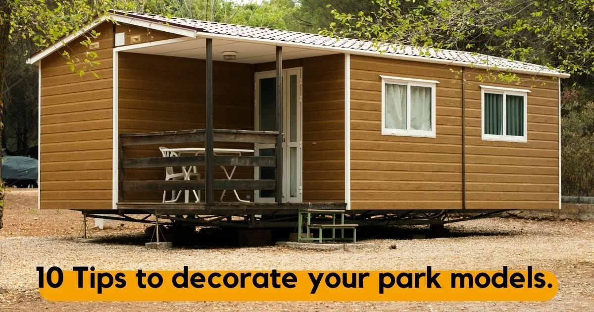decorating park model homes