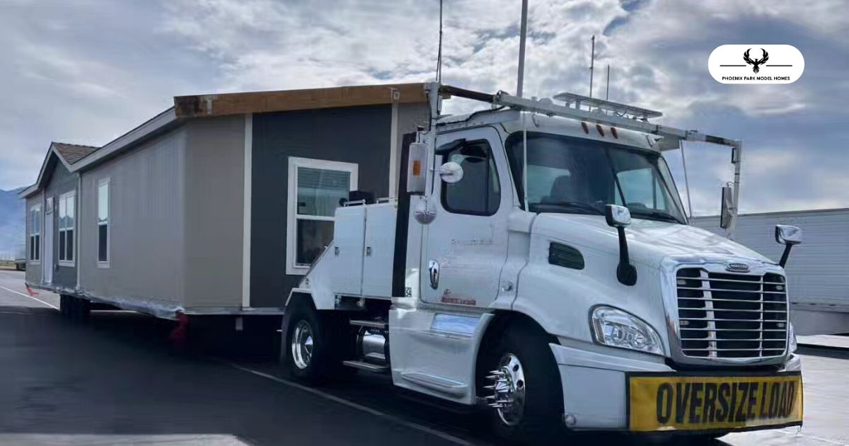 transporting a park model