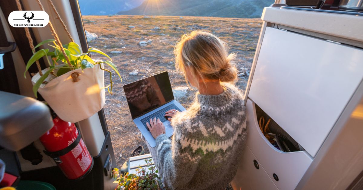 park model as remote work retreats - blog banner