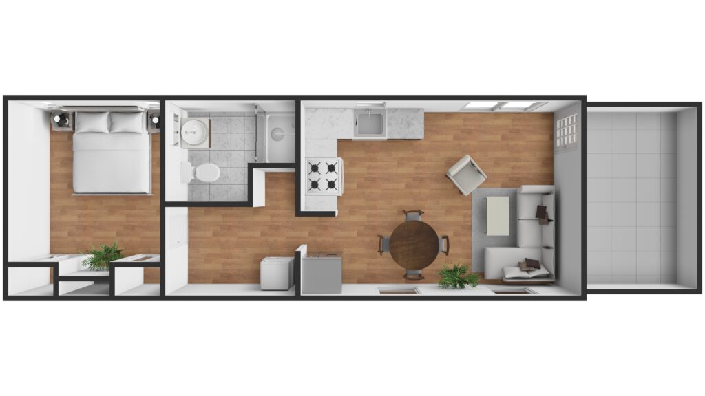 Classic Deluxe 3D Plan