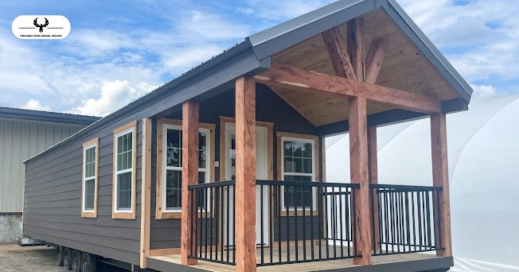 building porch in park model