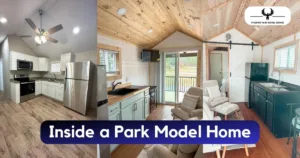 Inside a park model home blog feature photo